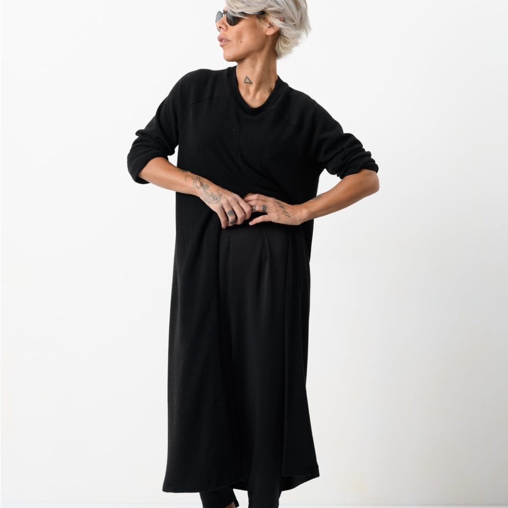 2-PIECE LOUNGEWEAR CO-ORD SET IN BLAC